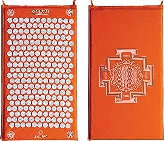 ShaktiMat Classic Acupressure Mat Original Intensity in Orange, Relieves Stress & Tension, Promotes Relaxation & Focus | Similar to Acupuncture, No Needles Required | FSA/HSA Eligible