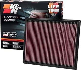 K&N Engine Air Filter: High Performance, Washable, Replacement Compatible With 2004-2019 Nissan/Infiniti (Frontier, Titan, Pathfinder, Xterra, Armada, Equator, Nv1500, 2500, 3500, Qx56)33-2286