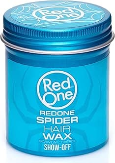 Redone Spider Hair Wax Show-Off 100ml | Maximum Control | Flexible Grip and Texture Inserts | Medium Shine Look | Women's and Men's Waxing | Ultra Hold Effect | All Hair Types