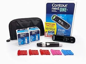 CONTOUR NEXT ONE Blood Glucose Monitoring System All-in-One Kit for Diabetes