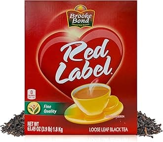 Brook Bond Red Label Fine Quality Loose Leaf Black Tea (63.4 oz / 1800 G)