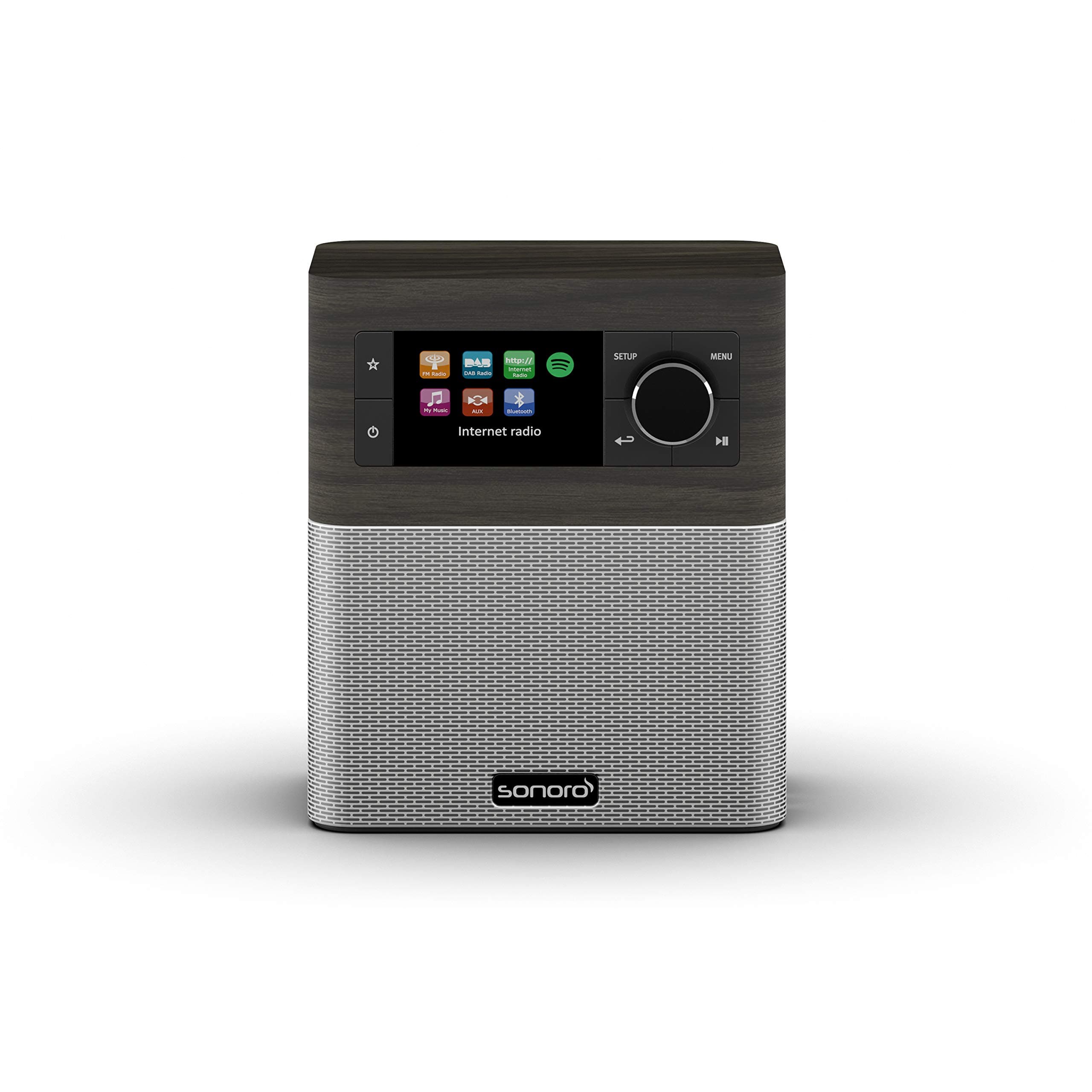 SONORO SO-4100-100-OS Stream Küchenradio, Mooreiche/silver (2018)