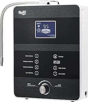 Biontech BTM-303D Advanced Alkaline Water Ionizer with Continuous Self-Cleaning, Multi-Stage Filtration, pH 3.0-10.5