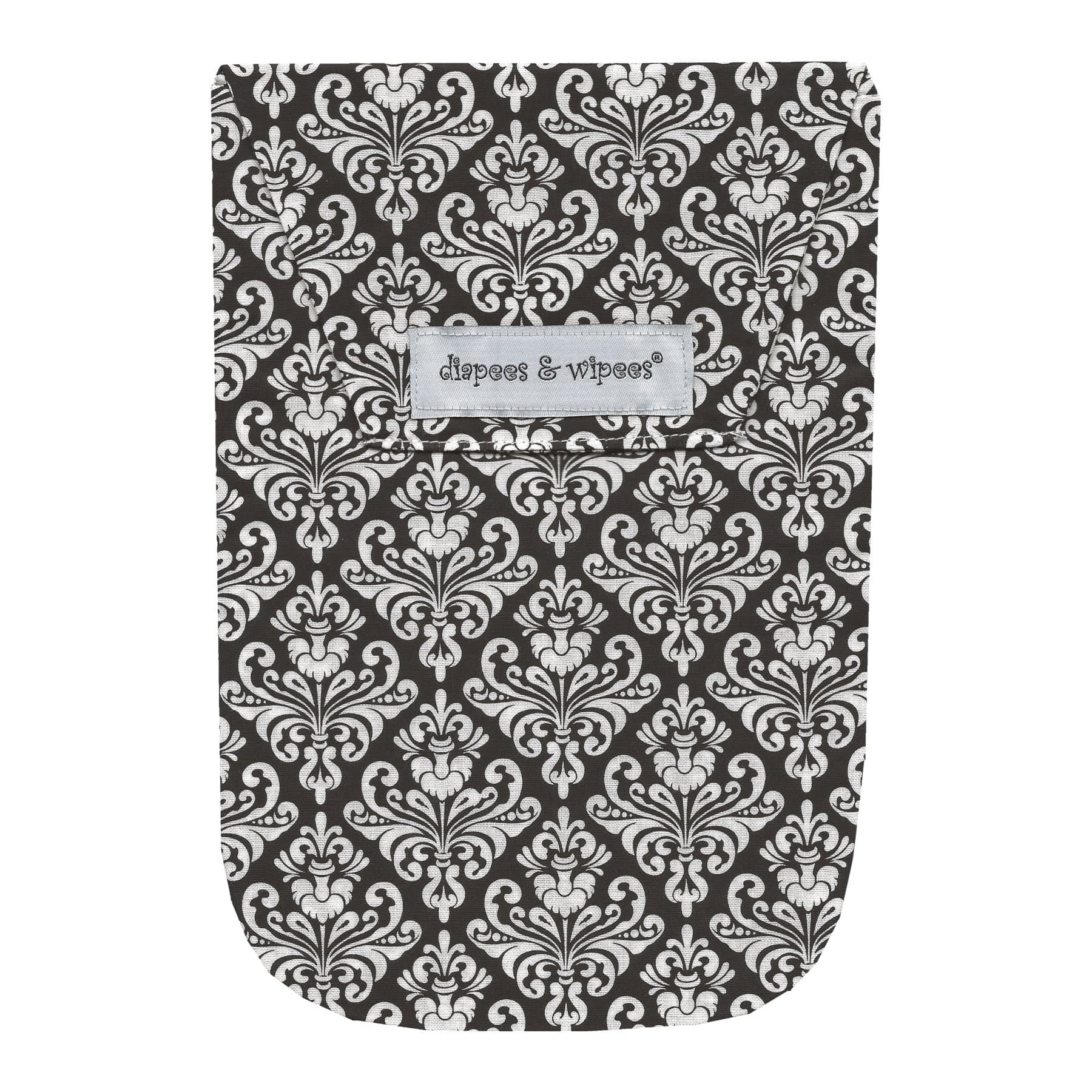 diapees & wipees Diaper Pouch - Chic Damask