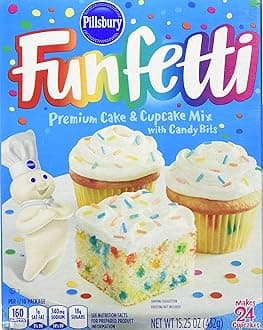 Funfetti Premium Cake & Cupcake Mix With Candy Bits 432g Box