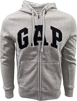 GAPMen's Full Zip Fleece Logo Hoodie