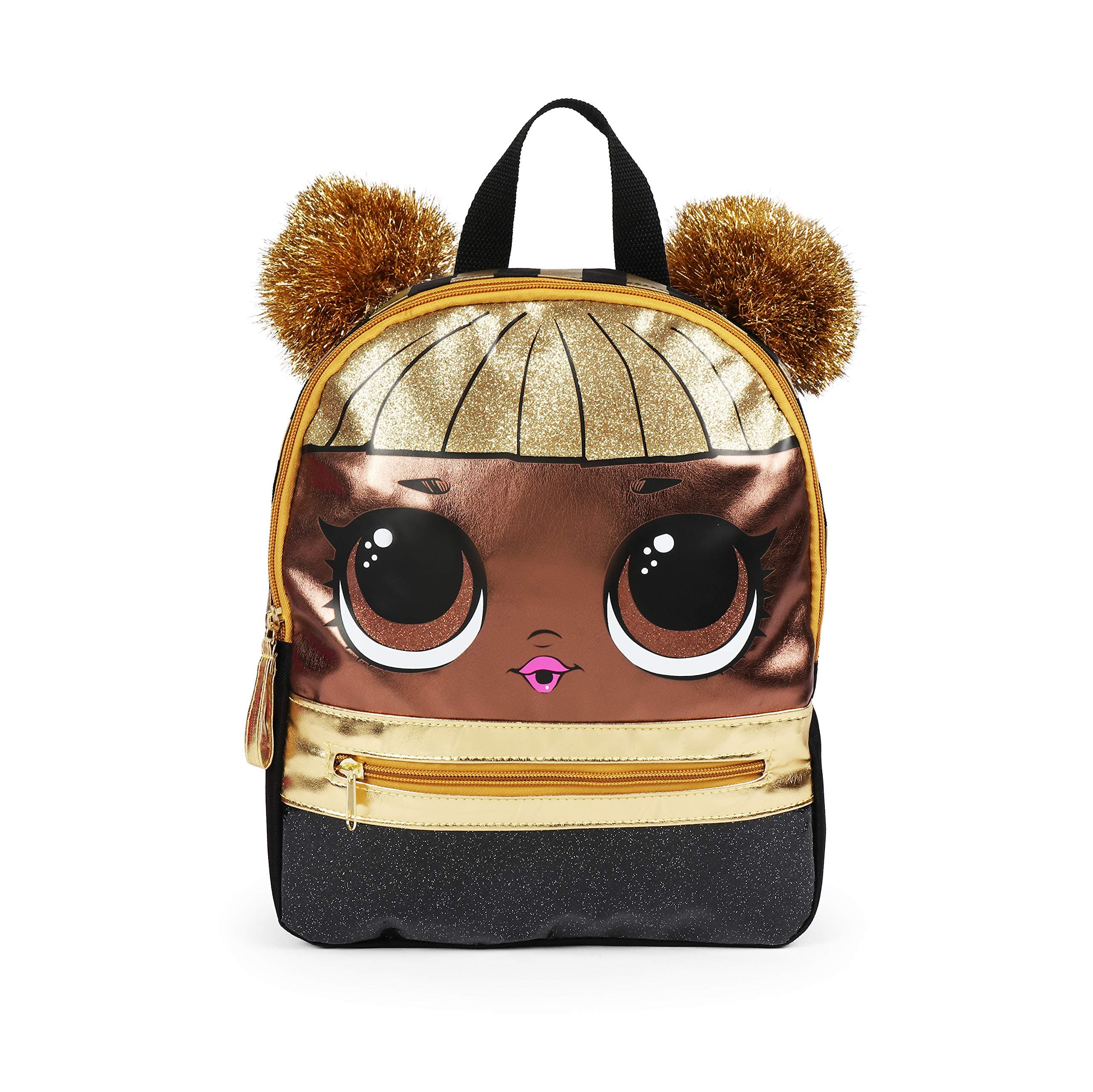 Gold Mini Backpack |10x8x3 Inches