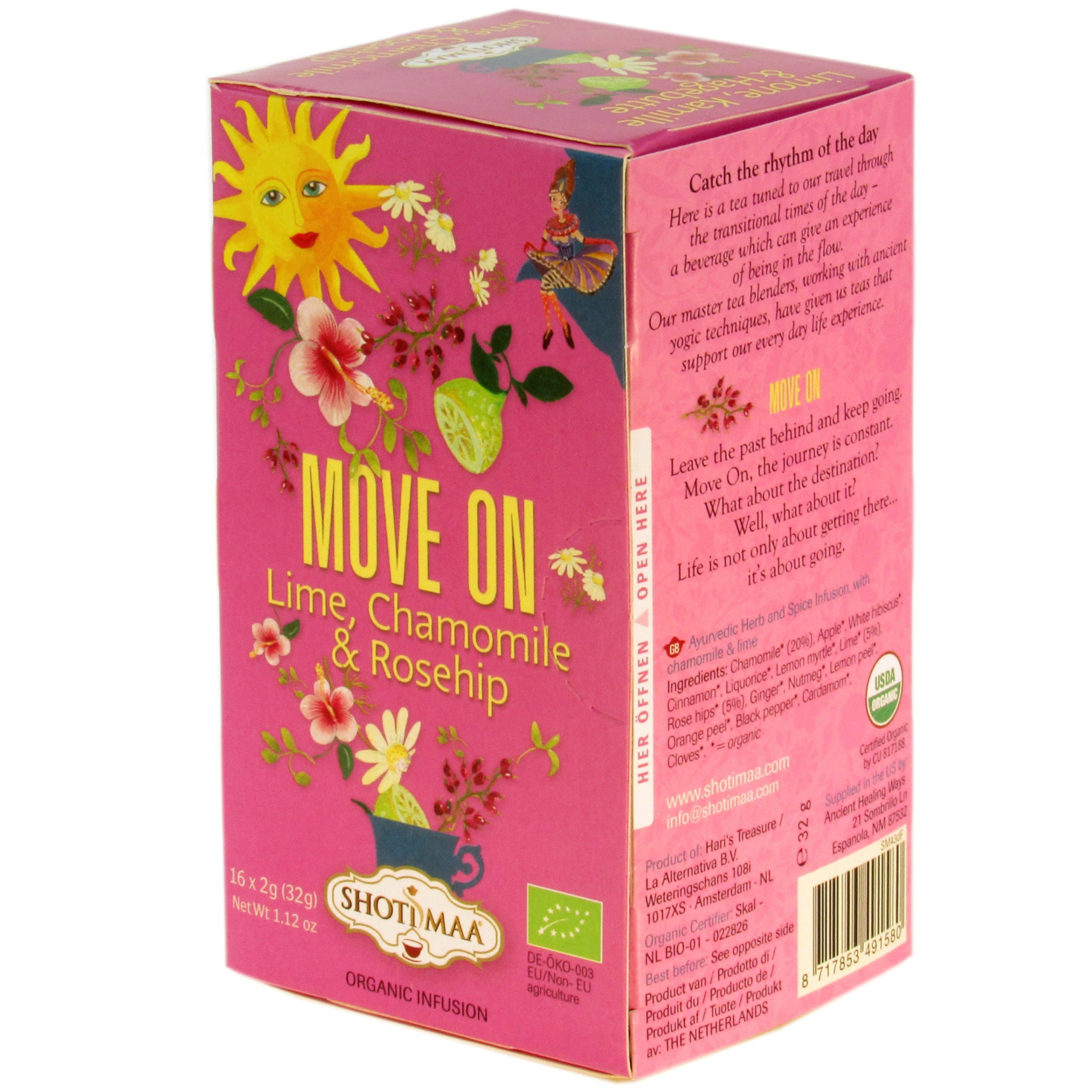 Hari Tea: Shoti Maa Tea Line - Move On - Lime, Chamomile, & Rosehip