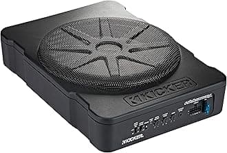 KICKER 46HS10 Compact Powered 10-inch Subwoofer (Renewed)