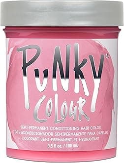 Cotton Candy Semi Permanent Hair Color - Vegan & Cruelty-Free Conditioning Vibrant Pink Hair Dye, Lasts Up to 35 Washes, 3.5 fl oz