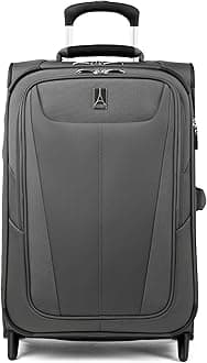 Maxlite 5 Lightweight Expandable Softside Luggage with Spinner Wheels, Shadow Grey, Carry-on 21-Inch, Maxlite 5 Softside Lightweight Expandable Upright Luggage
