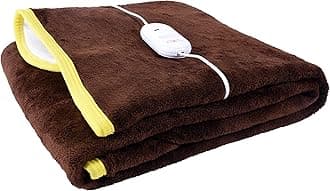 Warmland Single Bed Electric Bed Warmer Coffee with 5 Year Replacement Warranty