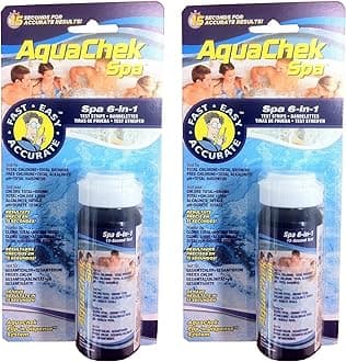 AquaChek Spa 6-in-1 Test Strips Kit (50 Count Bottles) (2 Pack)