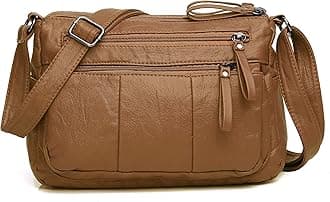 VOLGANIK ROCK Purses for Women Soft PU Leather Shoulder Bag Ladies Crossbody Purse and handbags Lightweight Pocketbook