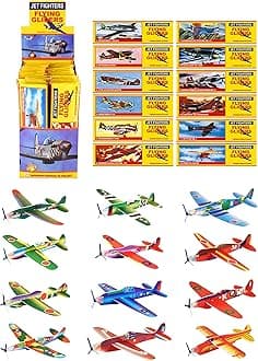 12 X Flying Glider Planes Party Bag Fillers Toys Game Prizes Childrens