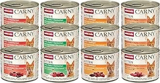 animonda Carny Kitten cat food, wet food for cats up to 1 year, mixed, 12 x 200g