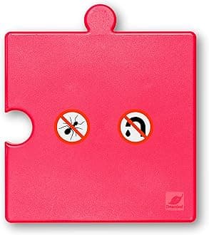 AntPad | Ant Proof for Food Dish | Ant Proof Dog Cat Pet Bowl | Desktop Plant Pots and Bins No Chemical No Need Fill Water (Pink)