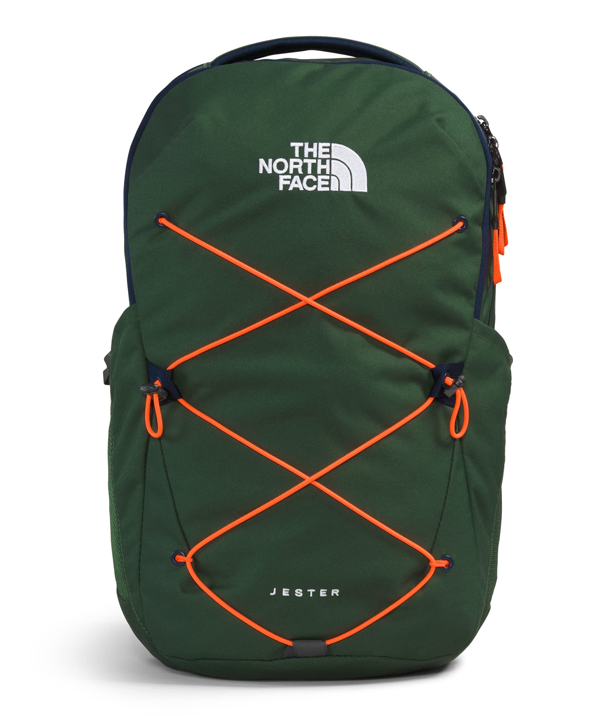THE NORTH FACE Jester Commuter Laptop Backpack, Pine Needle/Summit Navy/Power Orange, One Size, Pine Needle/Summit Navy/Power Orange, One Size, Jester Backpack