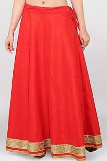 Studio Shringaar Women Polyester Lehenga Skirt