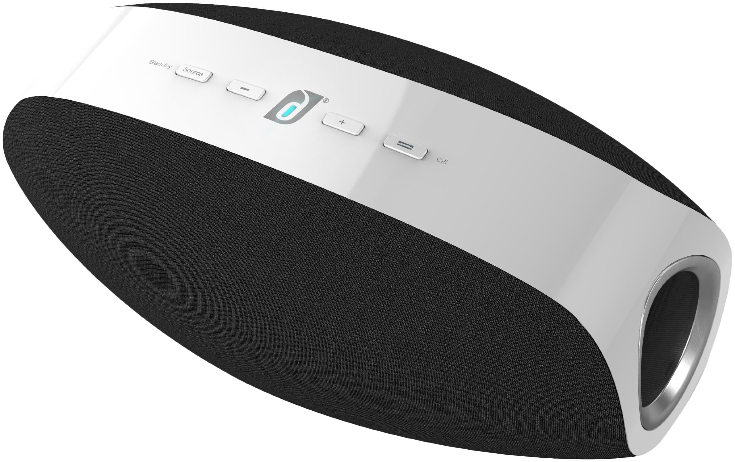Damson Oyster Bluetooth Speaker - White/Black
