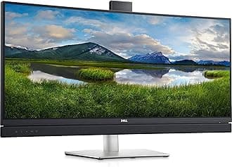 Dell C3422WE 34.1" QHD Wide 1440p WQHD Curved Screen Edge WLED LCD Monitor - 21:9 - Platinum Silver