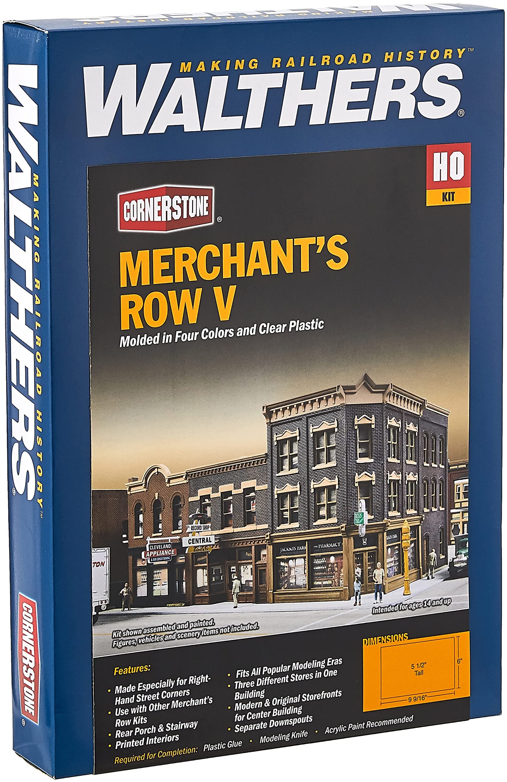 Walthers HO Scale Model Merchant's Row V