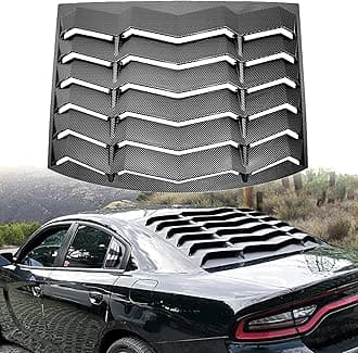 Rear Window Louver Cover (Carbon Fiber Print)