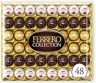 Ferrero 48 Piece Assortment, 518g, Chocolate Candy, Ball Shape, Occasions