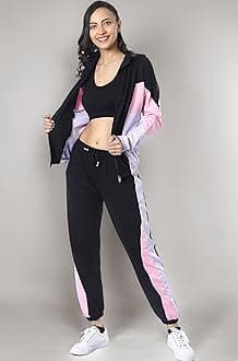 Sports Zipper Running Summer Track Suit | Gym Wear For Women Set | Track Suit For Women | Yoga | Trekking | Gym Tshirt and Pants | Summer Jacket | Tracksuit