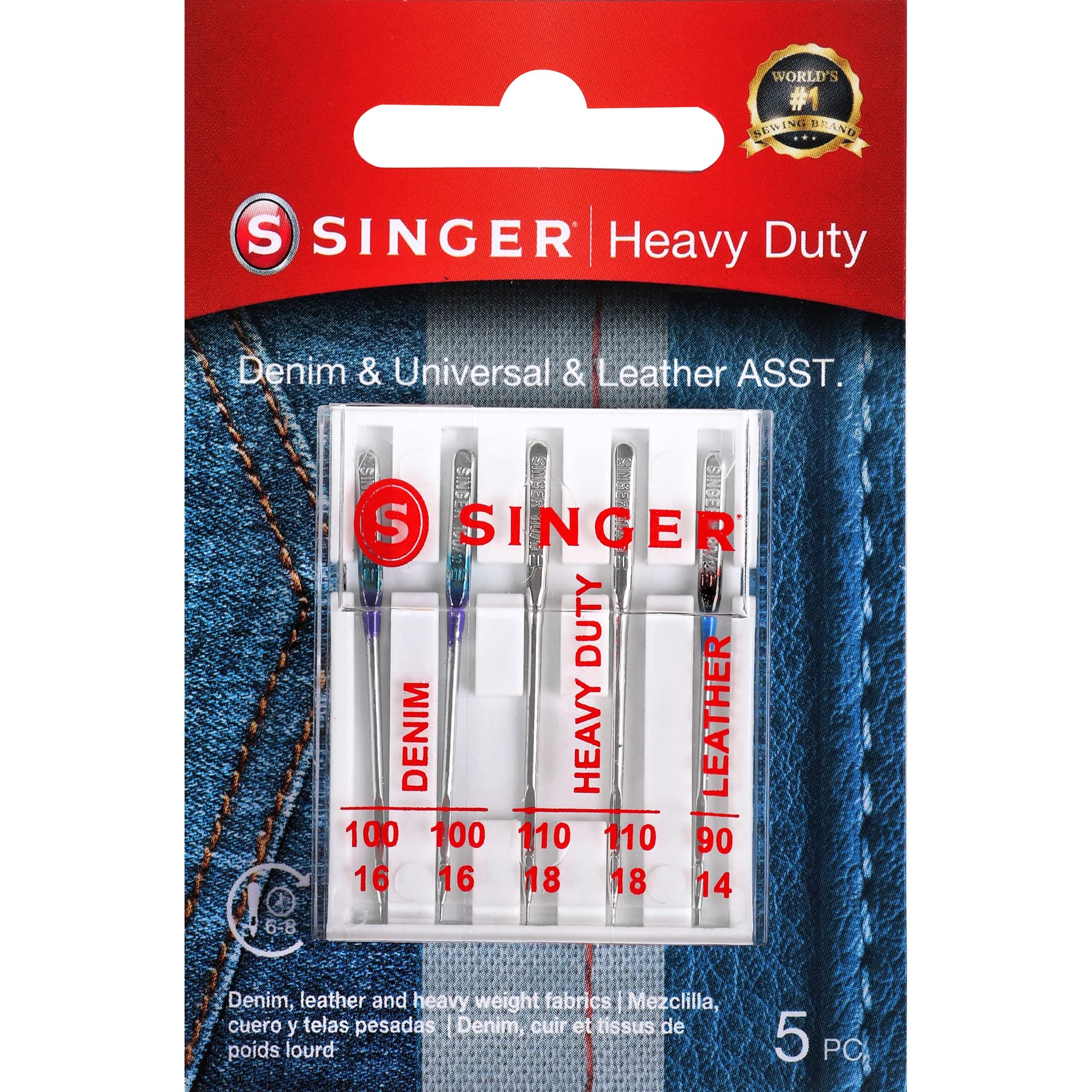 Heavy Duty Machine Needles - Denim, Woven, Leather