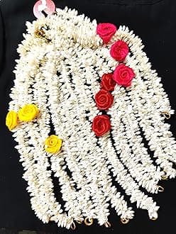 Artificial Hair Gajra (Set of 12 Gajra strings 3 in each color)