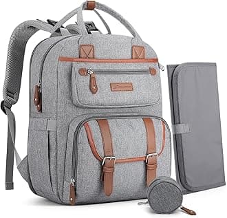 Diaper Backpack, 30L Gray