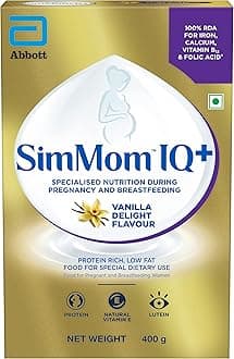 SimMomIQ+ Maternal Nutrition with DHA Health Drink - 400g (Vanilla)