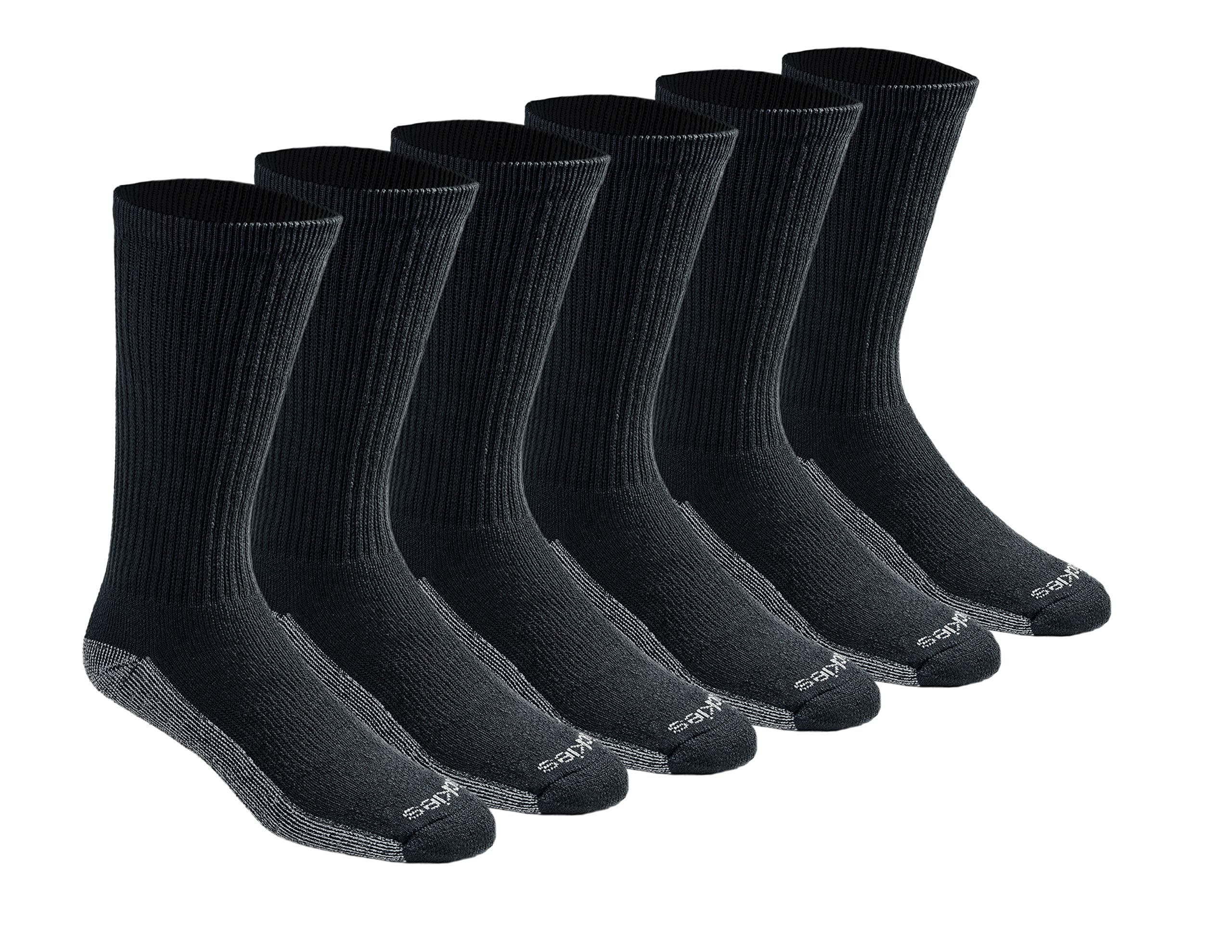 Men's Dri-Tech Original Moisture Control Crew Socks, Available in M-XXL (6, 12, 18 Pairs)