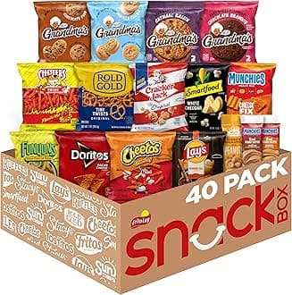 Ultimate Snack Care Package, Bundle of Chips, Cookies, Crackers & More, 40 Count Pack by Frito Lay