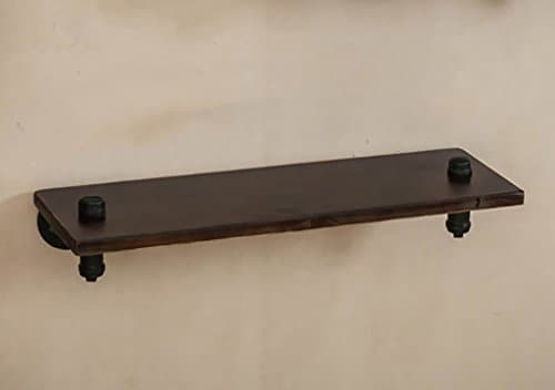 Floating Shelves Retro Shelf Plumbing Rack Kitchen Bracket Iron Pipe Plank LOFT Wall Decoration Industrial wall frame ( Size : 100*20CM )
