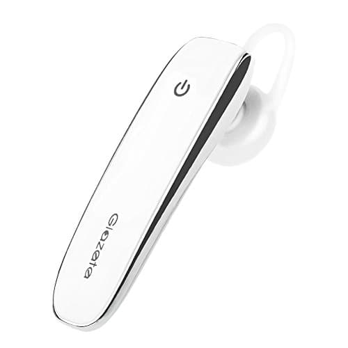 Bluetooth Handsfree Headsets, Glazata Wireless Driving Bluetooth 4.1 Headset with MIC CVC Noise Cancelling Earpiece for iPhone 6s 7 8 X iPad Samsung S8 (White)