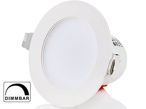 Sweet Spot LED IP44 5 W Dimmable, not flat LED/Rotatable Round White 400 Lumen Modern 1x Weiß, Warmweiß