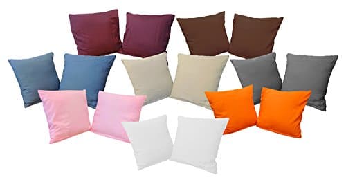 Cushion Covers Pillowcases Microfibre 80 x 80 cm Set of 2 80 x 80 cm graphite