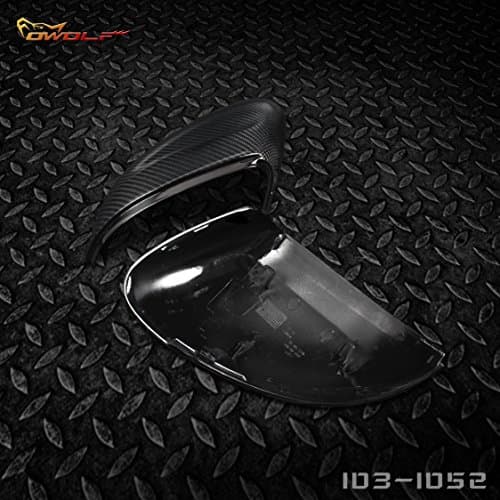 1:1 Direct Replacement Carbon Fiber Side Mirror Covers