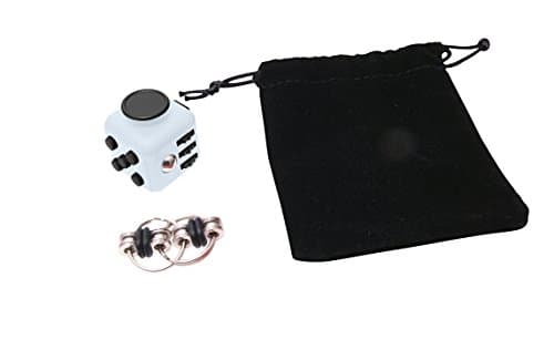 Zen Monkey Fidget Bundle Includes Fidget Cube and Chain Toys - Perfect For ADD, ADHD, Anxiety, and Autism - Adults & Children