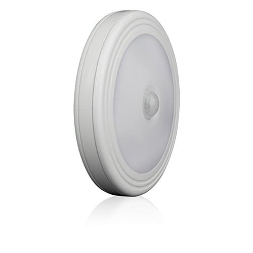 Motion Sensor Night Light, WT Cordless Wall Light,6 LED chips,3 AAA Batteries(Included), Daylight White, Closet Lights, Stair Lights, Safe Lights for Hallway, Bathroom, Bedroom, Kitchen(White)