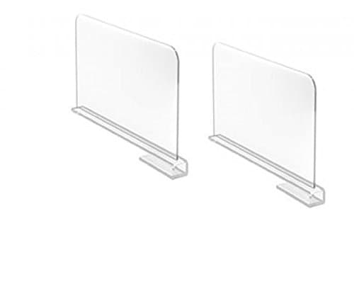 Acrylic Shelf Divider / Set of 2
