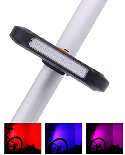 Bicycle LED Rear Light Waterproof Tail Flashlight Ultra Bright Front / Rear Lamp Bike Safety Warning Back Light ,Easy to Install