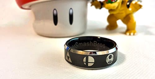 Super Smash Bros Black Tungsten Ring