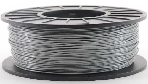 DeltaMaker Silver 1.75mm 1kg PLA Filament for 3D Printers