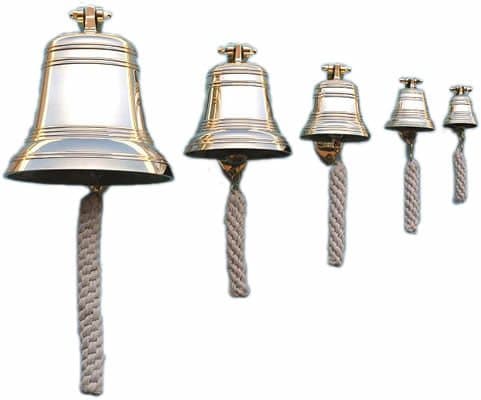 6" Solid Brass Nautical Ship's Bell