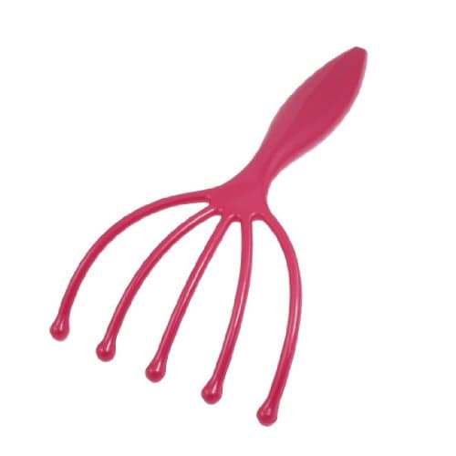 Soft Head Massager Rose Red