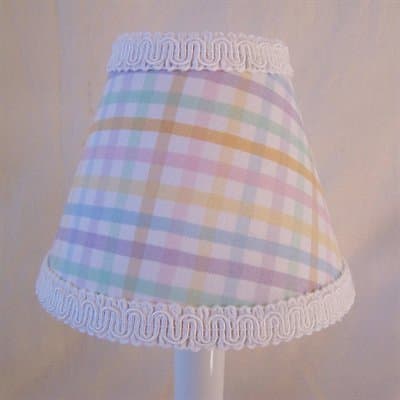 Silly Bear Lighting Purely Plaid Lamp Shade, Multicolor