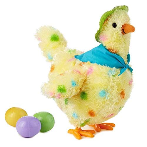 Squawkin' Egg Droppin' Mama Hen Interactive Stuffed Animal, 10" Interactive Stuffed Animals Animals & Nature by dissylove